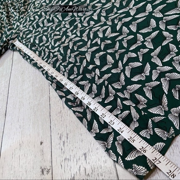 Anthropologie Maeve high waisted butterfly print wide leg pants *shop@iamwarrior - Picture 8 of 12